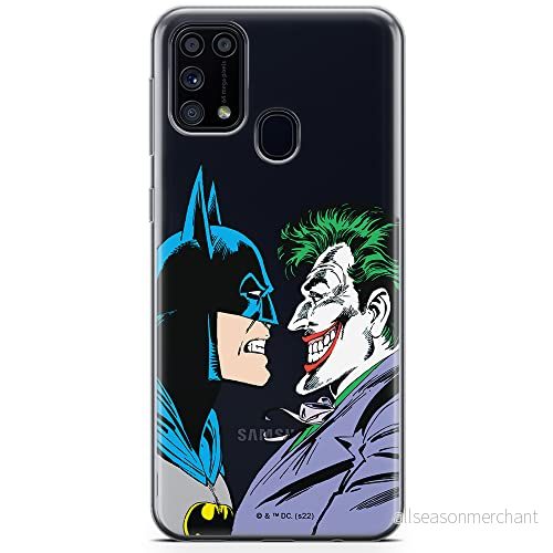 ERT GROUP mobiltelefonfodral för Samsung M31 originalt och officiellt licensierat DC mönster Batman & Joker 005 optimalt anpassad till formen på mobiltelefonen, gedeeltelijk transparant 5905131502247
