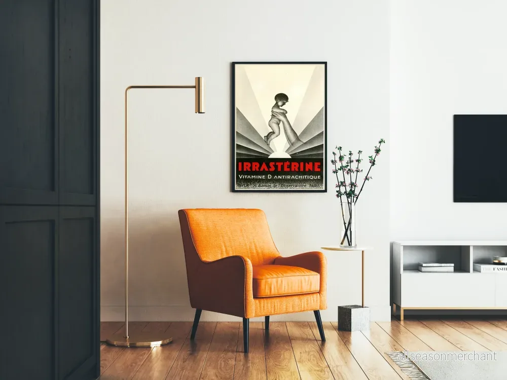 Vintageposter Irrastérine D-vitamin Antirachitisk - Bild 2