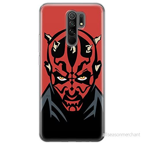 ERT GROUP mobiltelefonfodral för Xiaomi REDMI 9 originalt och officiellt licensierat Star Wars mönster Darth Maul 004 optimalt anpassad till formen på mobiltelefonen, fodral tillverkad av TPU plast 5903040293775