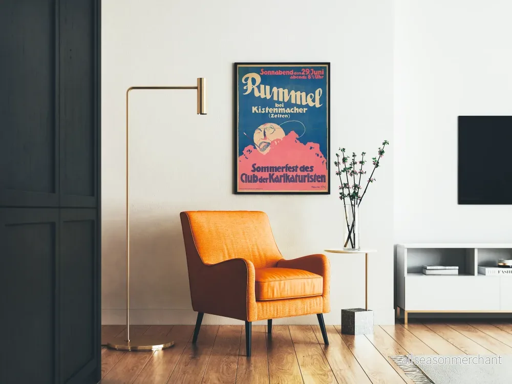 Vintageposter för Sommerfest des Karikaturisten - Bild 2