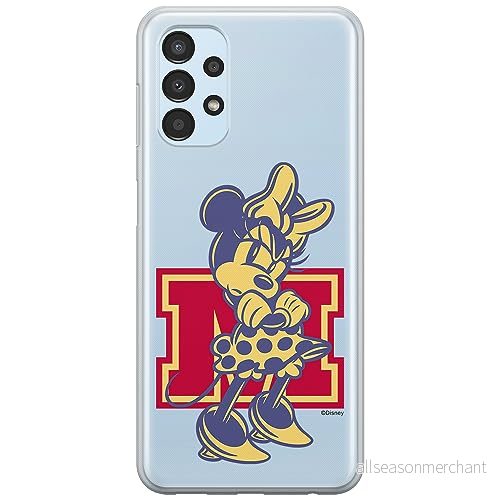 ERT GROUP mobiltelefonfodral för Samsung A13 4G originalt och officiellt licensierat Disney mönster Minnie 072 optimalt anpassad till formen på mobiltelefonen, gedeeltelijk transparant 5905795023478