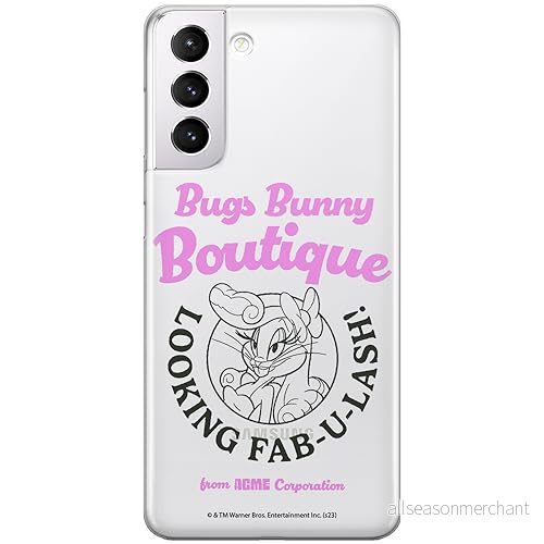 ERT GROUP mobiltelefonfodral för Samsung S21 PLUS originalt och officiellt licensierat Looney Tunes mönster Lola 011 optimalt anpassad till formen på mobiltelefonen, gedeeltelijk transparant 5905795075323