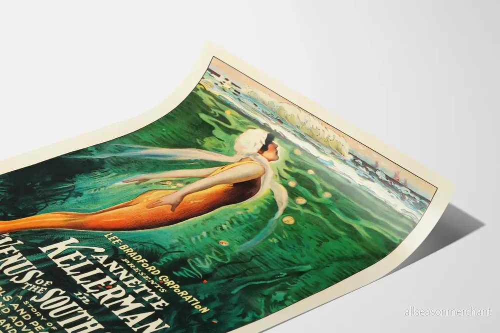 Vintageposter av Venus från Sydhavet - Retro filmväggdekoration - Bild 3