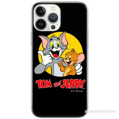 ERT GROUP mobiltelefonfodral för Huawei P30 Lite originalt och officiellt licensierat Tom and Jerry mönster 013 Vit optimalt anpassad till formen på mobiltelefonen, fodral tillverkad av TPU plast 5904805274145