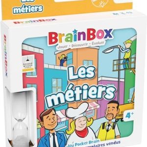 BRAINBOX: Jobb minneskort och observation spel snabbt familjespel för barn från 4 år lär sig genom skoj fickutgåva 1 spelare med mera 10 min Svensk version 5025822533012