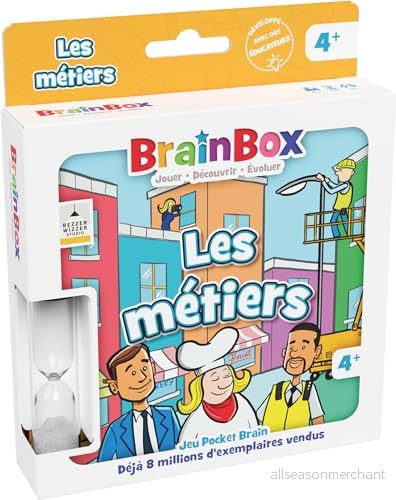 BRAINBOX: Jobb minneskort och observation spel snabbt familjespel för barn från 4 år lär sig genom skoj fickutgåva 1 spelare med mera 10 min Svensk version 5025822533012