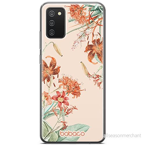 ERT GROUP mobiltelefonfodral för Samsung A02S originalt och officiellt licensierat Babaco mönster Flowers 057 optimalt anpassad till formen på mobiltelefonen, fodral tillverkad av TPU plast 5905131366672