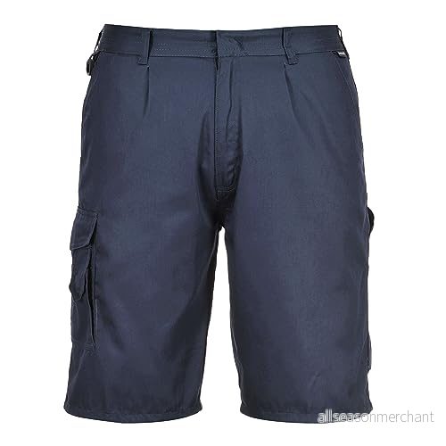 Portwest S790 Herrars Höga Prestanda Bekväm Stridsbyxa Arbets Shorts Marinblå, L 5036108243952