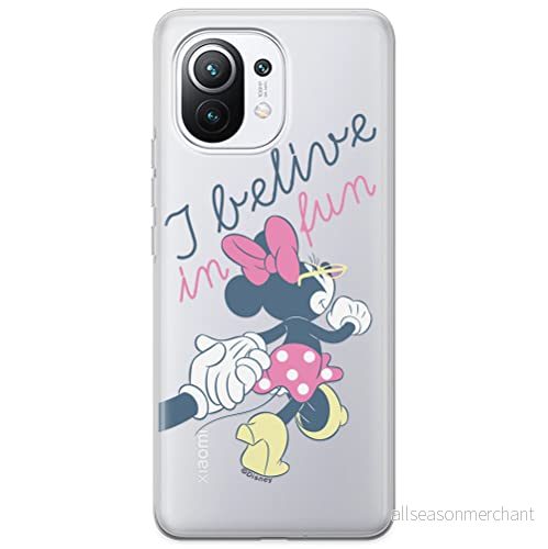 ERT GROUP mobiltelefonfodral för Xiaomi 11 originalt och officiellt licensierat Disney mönster Minnie 005 optimalt anpassad till formen på mobiltelefonen, gedeeltelijk transparant 5903537117331