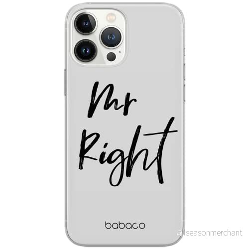 ERT GROUP mobiltelefonfodral för Huawei P30 Lite originalt och officiellt licensierat Babaco mönster Mr Right 001 Vit optimalt anpassad till formen på mobiltelefonen, fodral tillverkad av TPU plast 5904805051722