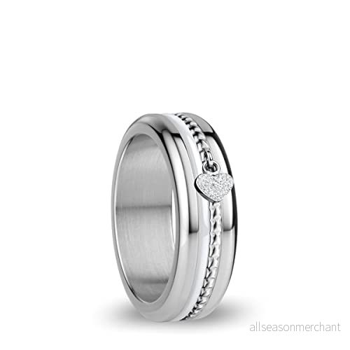 BERING kvinnlig Ringkombination Storlek 10 polerat silver Loire 5710718256945