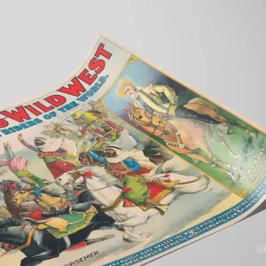 Vintageposter av Buffalo Bill's Wild West och Rough Riders-konventet - Bild 2