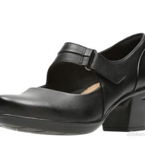 Clarks Emslie Lulin Pump för flickor, Svart, 37 EU 889306643872