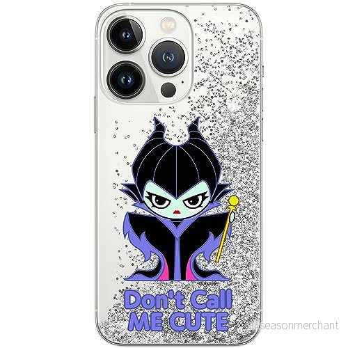 ERT GROUP mobiltelefonfodral för Apple Iphone 13 PRO originalt och officiellt licensierat Disney mönster Maleficent 003 optimalt anpassad till formen på mobiltelefonen, med glitter overflow effekt 5905131483522
