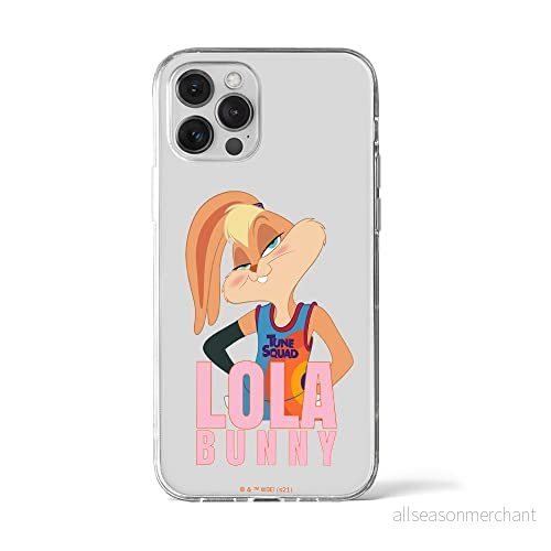 ERT GROUP mobiltelefonfodral för Iphone 12 PRO MAX originalt och officiellt licensierat Looney Tunes mönster Space Jam 021 optimalt anpassad till formen på mobiltelefonen, gedeeltelijk transparant 5905511053888