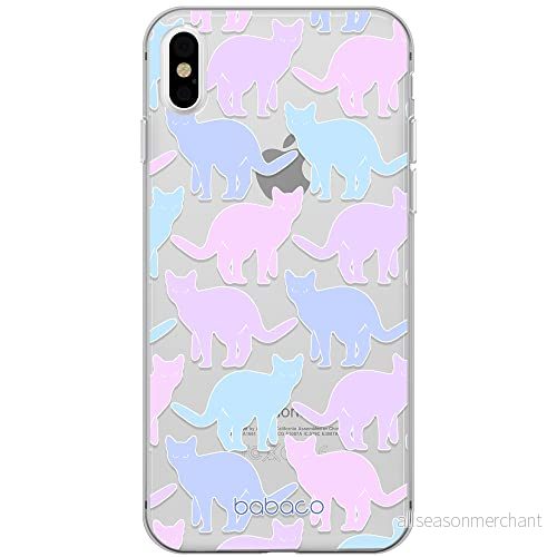 ERT GROUP mobiltelefonfodral för Iphone XS Max originalt och officiellt licensierat Babaco mönster Cats 011 optimalt anpassad till formen på mobiltelefonen, gedeeltelijk transparant 5905131069641