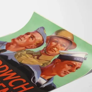 Vintage militär affisch av walesiska soldater i uniform - Bild 3