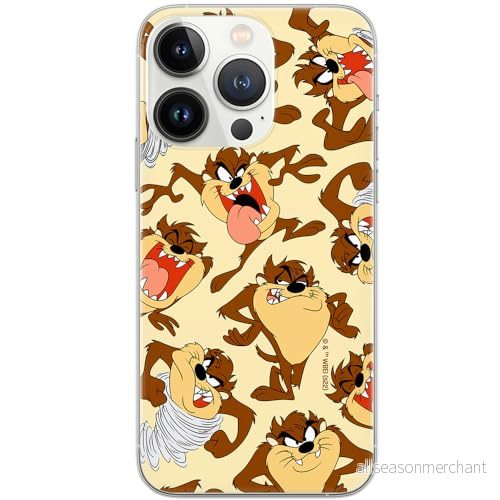 ERT GROUP mobiltelefonfodral för Iphone 13 PRO originalt och officiellt licensierat Looney Tunes mönster Tasmanian 005 optimalt anpassad till formen på mobiltelefonen, fodral tillverkad av TPU plast 5905511621803