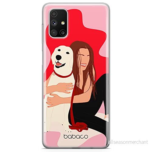 ERT GROUP mobiltelefonfodral för Samsung M51 originalt och officiellt licensierat Babaco mönster Dogs 006 Vit optimalt anpassad till formen på mobiltelefonen, fodral tillverkad av TPU plast 5905131002778