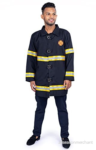 Dress Up America Brandbekämpningsjacka för vuxna 86138915553
