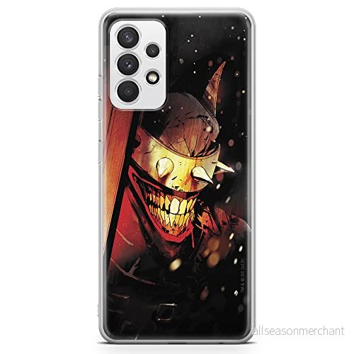 ERT GROUP mobiltelefonfodral för Samsung A32 4G LTE originalt och officiellt licensierat DC mönster Batman Who Laughs 005 anpassad till formen på mobiltelefonen, fodral tillverkad av TPU plast 5903040471883