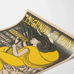 Vintage Legends of the Rhine - Illustration Art Nouveau Poster - Bild 3