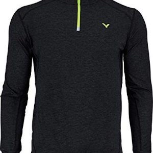 VICTOR långärmad badmintontröja black melánge Medium 4005543592063 VICTOR långärmad badmintontröja black melánge Medium 4005543592063