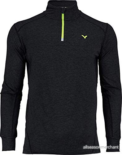 VICTOR långärmad badmintontröja black melánge Medium 4005543592063