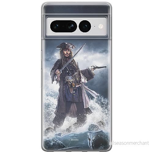 ERT GROUP mobiltelefonfodral för Google PIXEL 7 PRO originalt och officiellt licensierat Disney mönster Pirates of the Caribbean 002, fodral tillverkad av TPU plast 5905795181642
