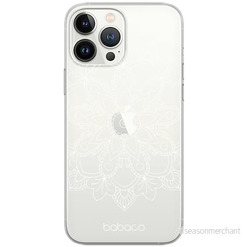 ERT GROUP mobiltelefonfodral för Iphone 13 PRO originalt och officiellt licensierat Babaco mönster Mandalas 006 optimalt anpassad till formen på mobiltelefonen, gedeeltelijk transparant 5904805840777