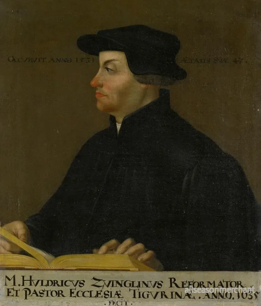 Målning av Huldrich Zwingli - Anonym | Konsttryck - Bild 2