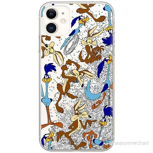 ERT GROUP mobiltelefonfodral för Apple Iphone 11 originalt och officiellt licensierat Looney Tunes mönster 021 optimalt anpassad till formen på mobiltelefonen, med glitter overflow effekt 5905511679781