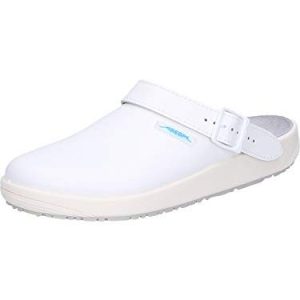 Abeba Clog 9200 gummi slätt läder vit, certifierat, 43 4042035966162 Abeba Clog 9200 gummi slätt läder vit, certifierat, 43 4042035966162