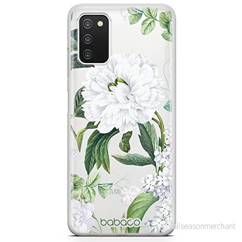 ERT GROUP mobiltelefonfodral för Samsung A03S originalt och officiellt licensierat Babaco mönster Flowers 031 optimalt anpassad till formen på mobiltelefonen, gedeeltelijk transparant 5905131283597