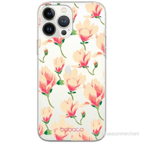 ERT GROUP mobiltelefonfodral för Samsung S9 PLUS originalt och officiellt licensierat Babaco mönster Flowers 016 Vit optimalt anpassad till formen på mobiltelefonen, gedeeltelijk transparant 5903932625318