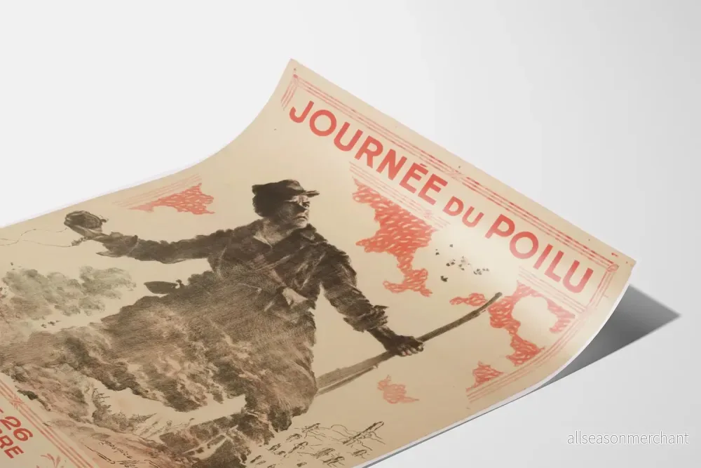 Historisk väggdekoration för Poilu-dagen 1915 - Poster - Bild 3
