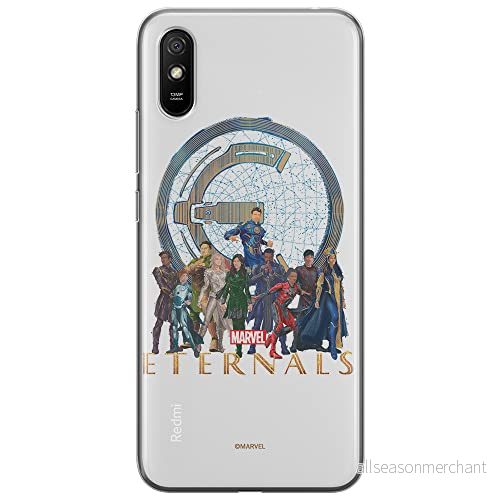 ERT GROUP mobiltelefonfodral för Xiaomi REDMI 9A originalt och officiellt licensierat Marvel mönster Eternals 006 optimalt anpassad till formen på mobiltelefonen, fodral tillverkad av TPU plast 5904805109485