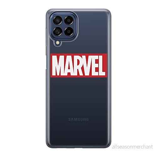 ERT GROUP mobiltelefonfodral för Samsung M53 5G originalt och officiellt licensierat Marvel mönster 006 optimalt anpassad till formen på mobiltelefonen, gedeeltelijk transparant 5905511380014