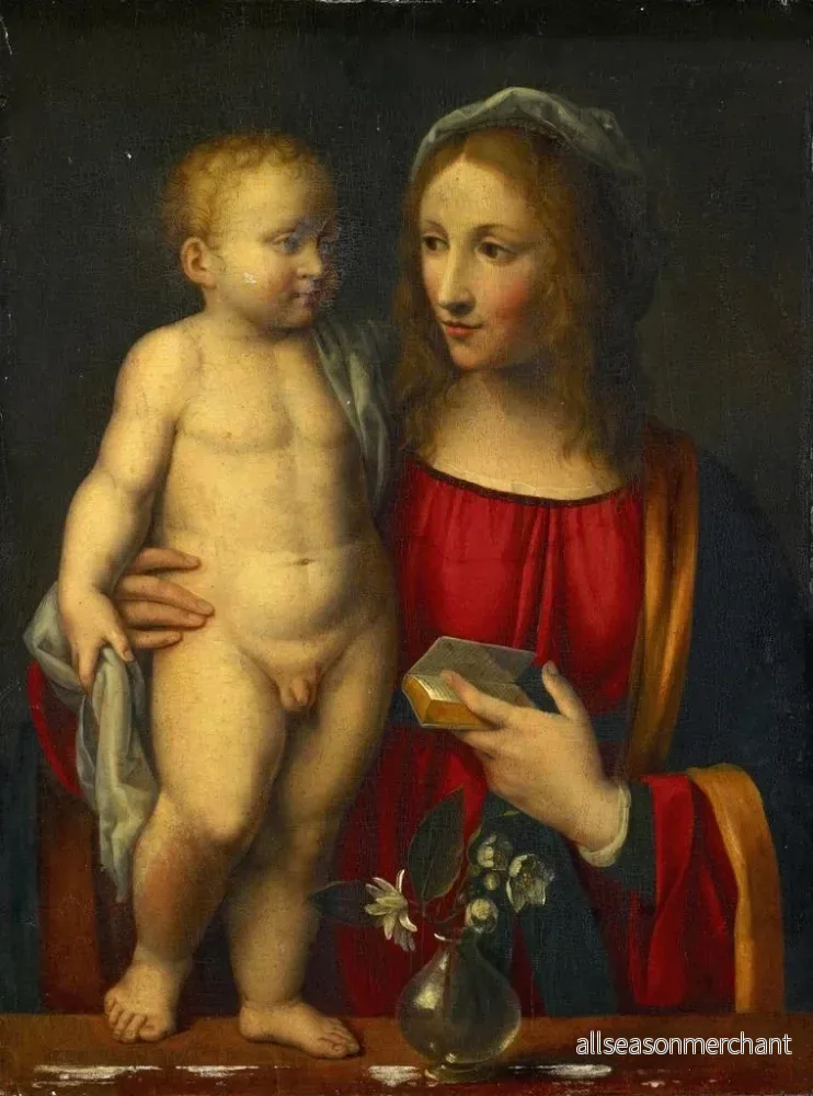 Målning Vierge à l'Enfant - Bernardino Luini | Konsttryck - Bild 2
