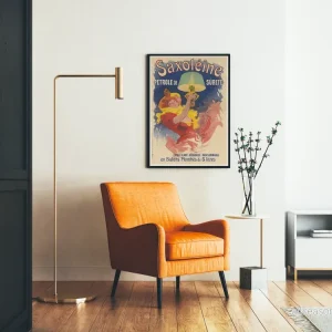 Vintageaffisch Saxoléine Säkertolje - Retro väggdekoration - Bild 2