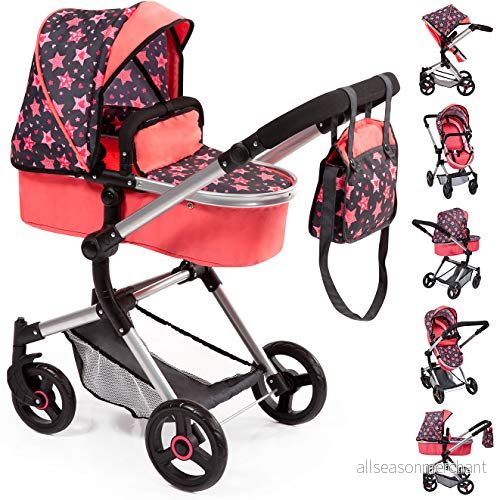 Bayer Design 18405AA Neo Vario dockvagn, justerbart handtag, kan omvandlas till en sportvagn, väskan 4003336184051