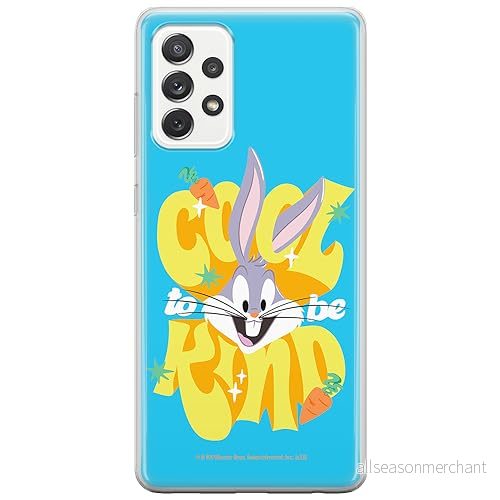 ERT GROUP mobiltelefonfodral för Samsung A52 5G / LTE 4G A52S originalt och officiellt licensierat Looney Tunes mönster Bugs 014, fodral tillverkad av TPU plast 5905795076788