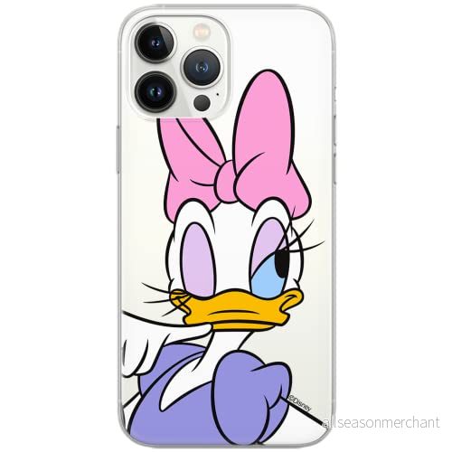 ERT GROUP mobiltelefonfodral för Iphone 13 PRO MAX originalt och officiellt licensierat Disney mönster Daisy 003 Vit optimalt anpassad till formen på mobiltelefonen, gedeeltelijk transparant 5903932862393