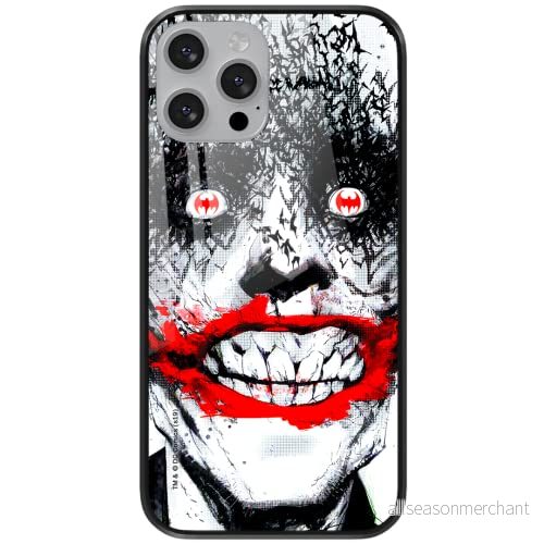 ERT GROUP mobiltelefonfodral för Huawei P40 lite originalt och officiellt licensierat DC mönster Joker 007 tillverkad av härdat glas, optimalt anpassat till mobilens form, skyddsfodral 5903537851280