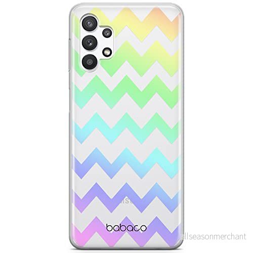ERT GROUP mobiltelefonfodral för Samsung A32 5G originalt och officiellt licensierat Babaco mönster Zygzak 001 optimalt anpassad till formen på mobiltelefonen, gedeeltelijk transparant 5904805390302