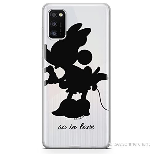 ERT GROUP mobiltelefonfodral för Samsung A41 originalt och officiellt licensierat Disney mönster Minnie 002 optimalt anpassad till formen på mobiltelefonen, gedeeltelijk transparant 5903537510378