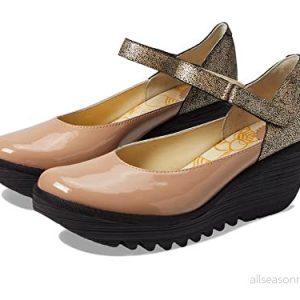 Fly London Yawo345fly pump för kvinnor, Capappuccino champagne, 42 EU 5601382313495 Fly London Yawo345fly pump för kvinnor, Capappuccino champagne, 42 EU 5601382313495