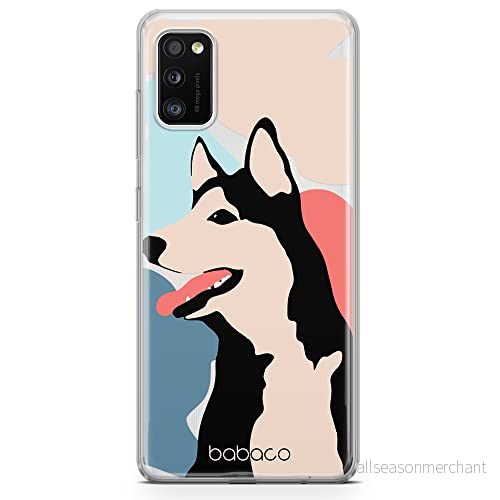 ERT GROUP mobiltelefonfodral för Samsung A41 originalt och officiellt licensierat Babaco mönster Dogs 001 Vit optimalt anpassad till formen på mobiltelefonen, gedeeltelijk transparant 5905131008763