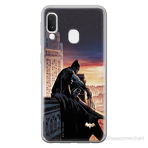 ERT GROUP mobiltelefonfodral för Samsung A20e originalt och officiellt licensierat DC mönster Batman 060 optimalt anpassad till formen på mobiltelefonen, fodral tillverkad av TPU plast 5905131532398