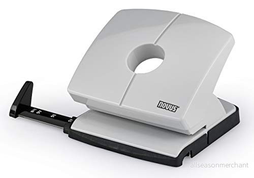 Novus B 220 pappershål (20 blad, med anslagskena, metall/plast) Grau GRÅ 4009729066775